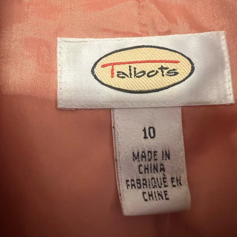Talbots Vibrant Orange Pantsuit - Picture 3 of 13